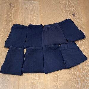 Hanes Size Small Girls Navy Blue Bottoms Bundle